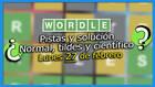 Pistas y soluciones para el Wordle del lunes 27 de febrero de 2023