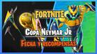 Copa Neymar Jr en Fortnite: fechas, recompensas gratis y cómo participar