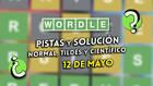 Pistas y soluciones para el Wordle del viernes 12 de mayo de 2023