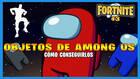 Fortnite Battle Royale - Portada de la noticia sobre los nuevos contenidos de Among Us, ya disponibles en la tienda de objetos