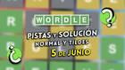 Pistas y soluciones para el Wordle del viernes 5 de junio de 2026
