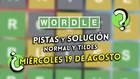 Pistas y soluciones para el Wordle del mi�rcoles 19 de agosto de 2026