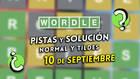 Pistas y soluciones para el Wordle del jueves 10 de septiembre de 2026