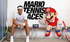 Mario y Rafa Nadal se enfrentan en la pista con motivo de Mario Tennis Aces