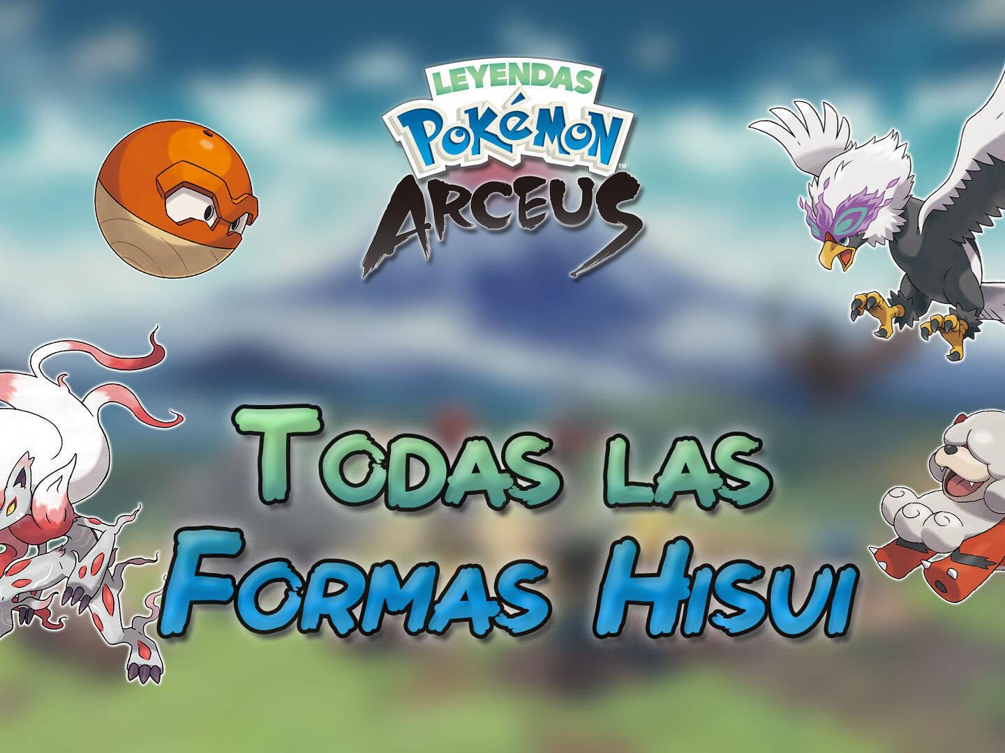 Pokédex de Leyendas Pokémon Arceus: Todos los Pokémon de Hisui - Meristation