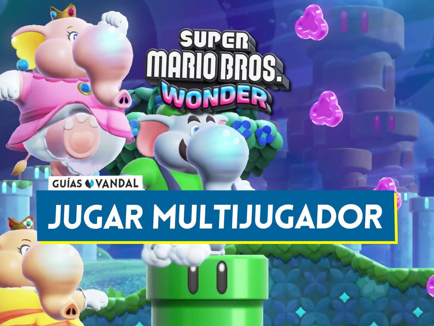 Multijugador en Super Mario Bros. Wonder: ¿Cómo jugar con amigos coop y  online?