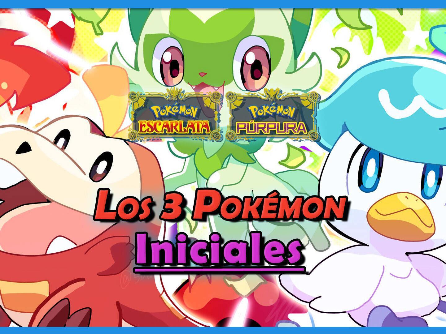 Pokémon Escarlata y Púrpura - Pokémon iniciales: Sprigatito