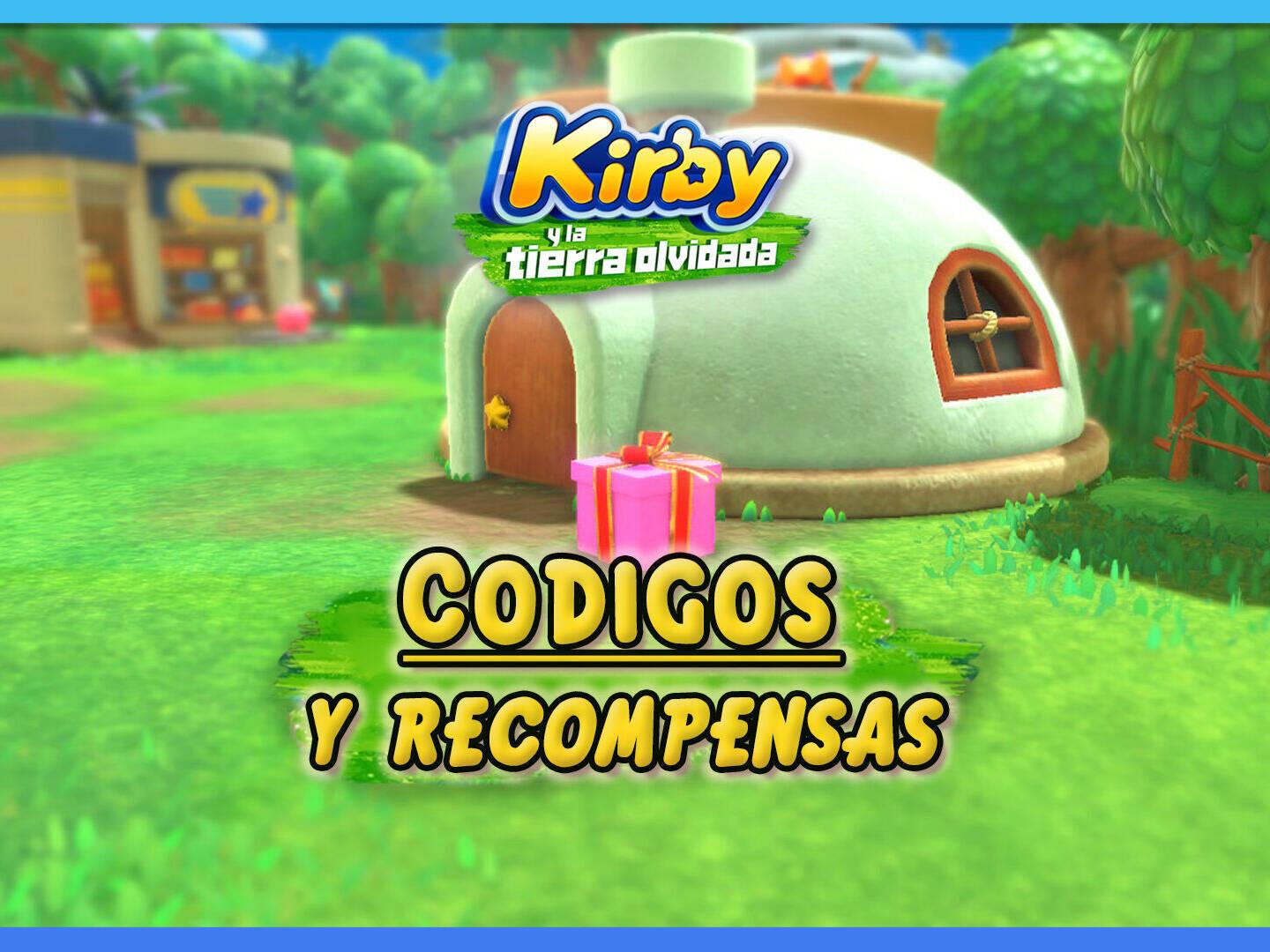 TODOS los códigos de regalo en Kirby y la tierra olvidada y cómo canjearlos