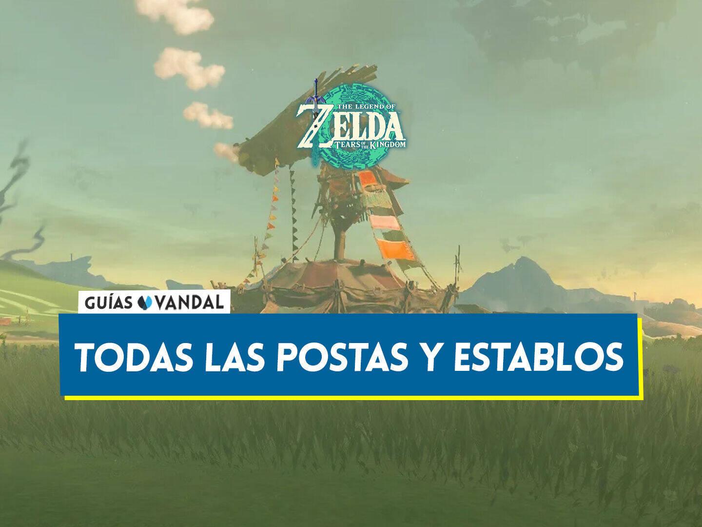 TODAS las postas y establos en Zelda: Tears of the Kingdom - Localización