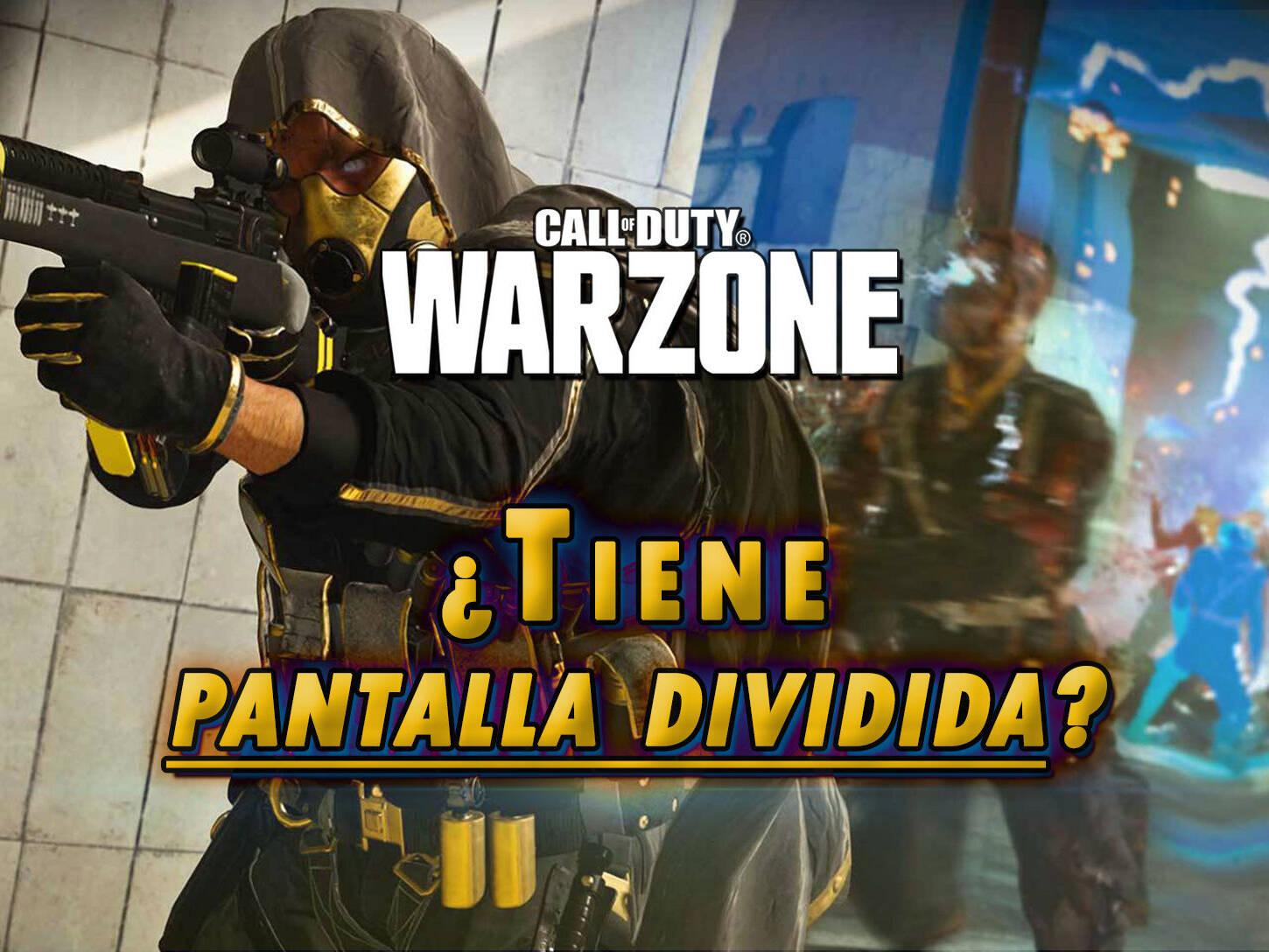 Call Duty Warzone: puede jugar pantalla dividida?