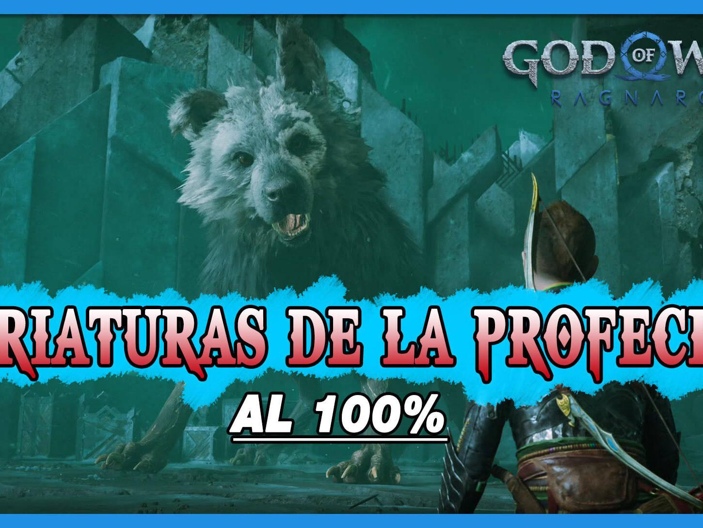 Criaturas de la profecía al 100% en God of War Ragnarok