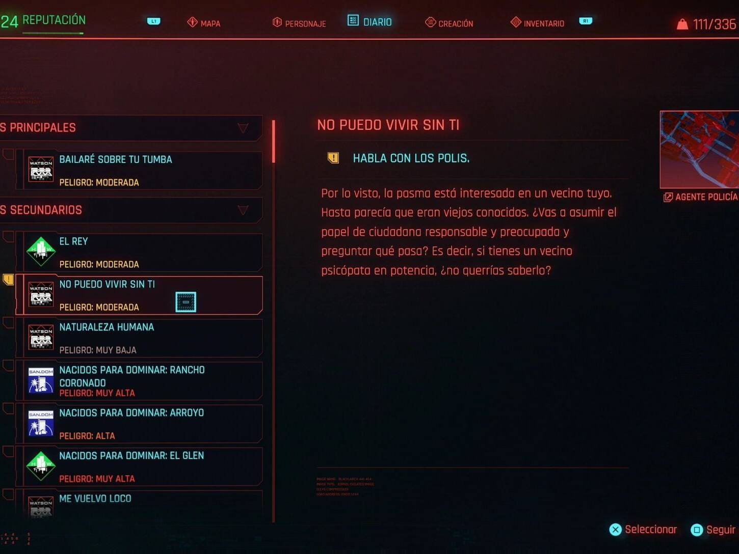 No puedo vivir sin ti en Cyberpunk 2077 al 100%