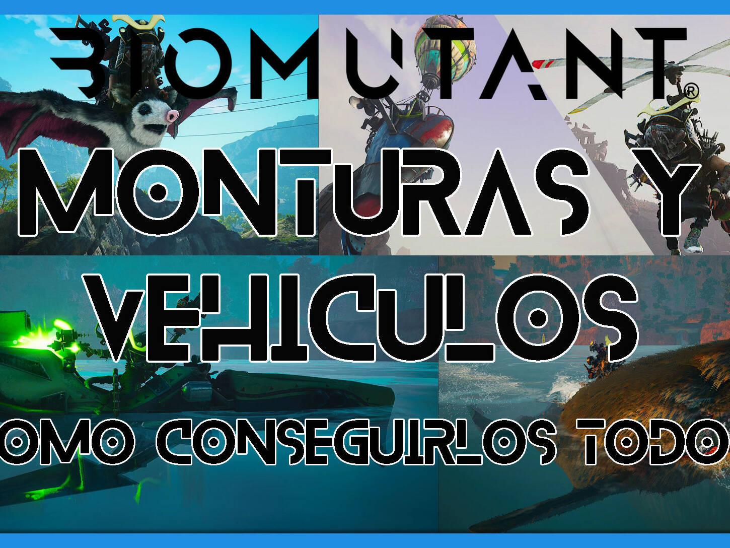 Biomutant: TODAS las monturas y vehículos y cómo conseguirlos