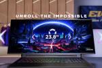 Lenovo presenta un portátil gaming con pantalla OLED enrollable que puede crecer hasta 24 pulgadas