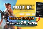 C�digos diarios de Free Fire para el mi�rcoles 28 de enero de 2026