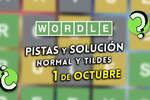 Pistas y soluciones para el Wordle del jueves 1 de octubre