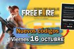 Códigos diarios de Free Fire para el viernes 16 de octubre de 2026