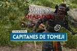 D�nde est�n los capitanes de Tomeji en Assassin's Creed Shadows Las garras de Awaji