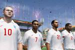 Inglaterra se muestra en el juego oficial del Mundial