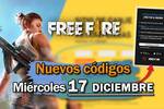 Códigos diarios de Free Fire para el miércoles 17 de diiciembre de 2025
