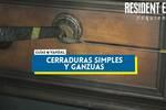 Resident Evil Requiem: Todas las cerraduras simples y ganz�as y localizaci�n