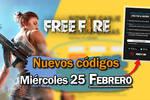 Códigos diarios de Free Fire para el miércoles 25 de febrero de 2026