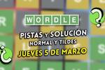 Pistas y soluciones para el Wordle del jueves 5 de marzo de 2026
