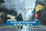 Matriz de producci�n en serie al 100 % en Pragmata