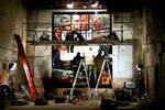 As� present� Rockstar la portada de GTA 4, con un imponente mural 