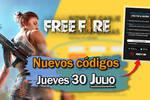 C�digos diarios de Free Fire para el jueves 30 de julio de 2026