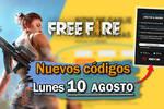 Códigos diarios de Free Fire para el lunes 10 de agosto de 2026