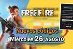 Códigos diarios de Free Fire para el miércoles 26 de agosto de 2026