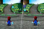 Super Mario Galaxy 1 + 2 comparativa con versi�n Super Mario 3D All-Stars