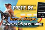 Códigos diarios de Free Fire para el miércoles 16 de septiembre de 2026