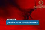 �Puedo seguir jugando despu�s del final de The Blood of Dawnwalker?