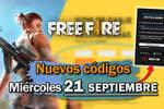 Códigos diarios de Free Fire para el miércoles 23 de septiembre de 2026