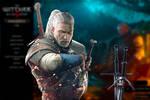 Geralt y menú de TW3 Remastered