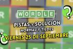 Pistas y soluciones para el Wordle del viernes 25 de septiembre de 2026