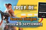 Códigos diarios de Free Fire para el viernes 25 de septiembre de 2026