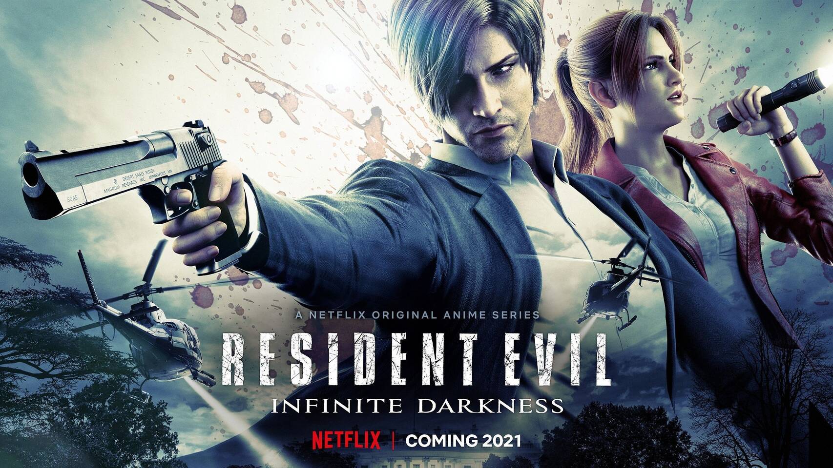 Resident Evil Infinite Darkness Netflix muestra póster