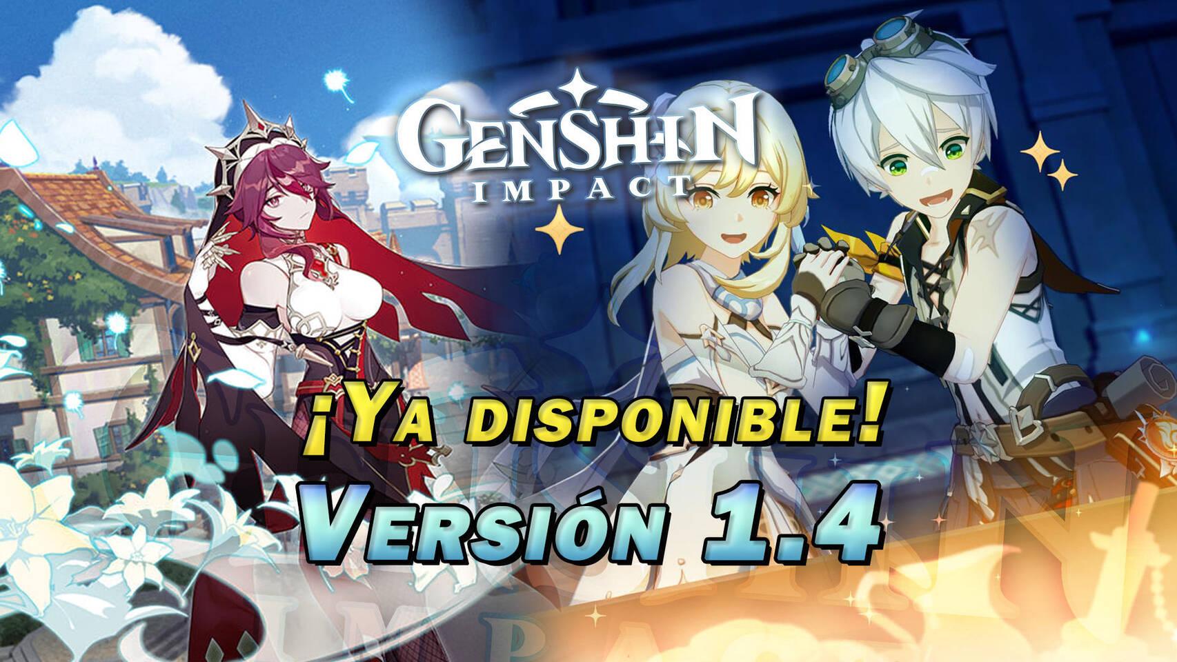 Genshin Impact Ya disponible la versión 1.4 con Rosaria