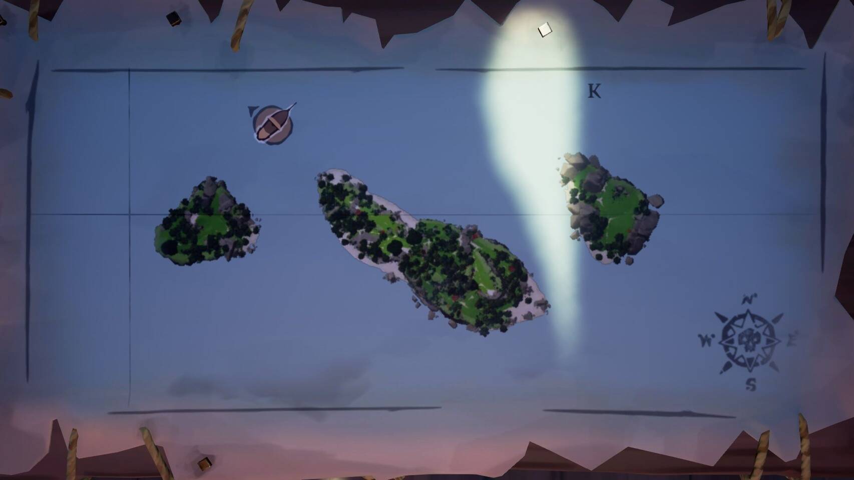 Acertijos de Snake Island en Sea of Thieves pinturas y localizaciones