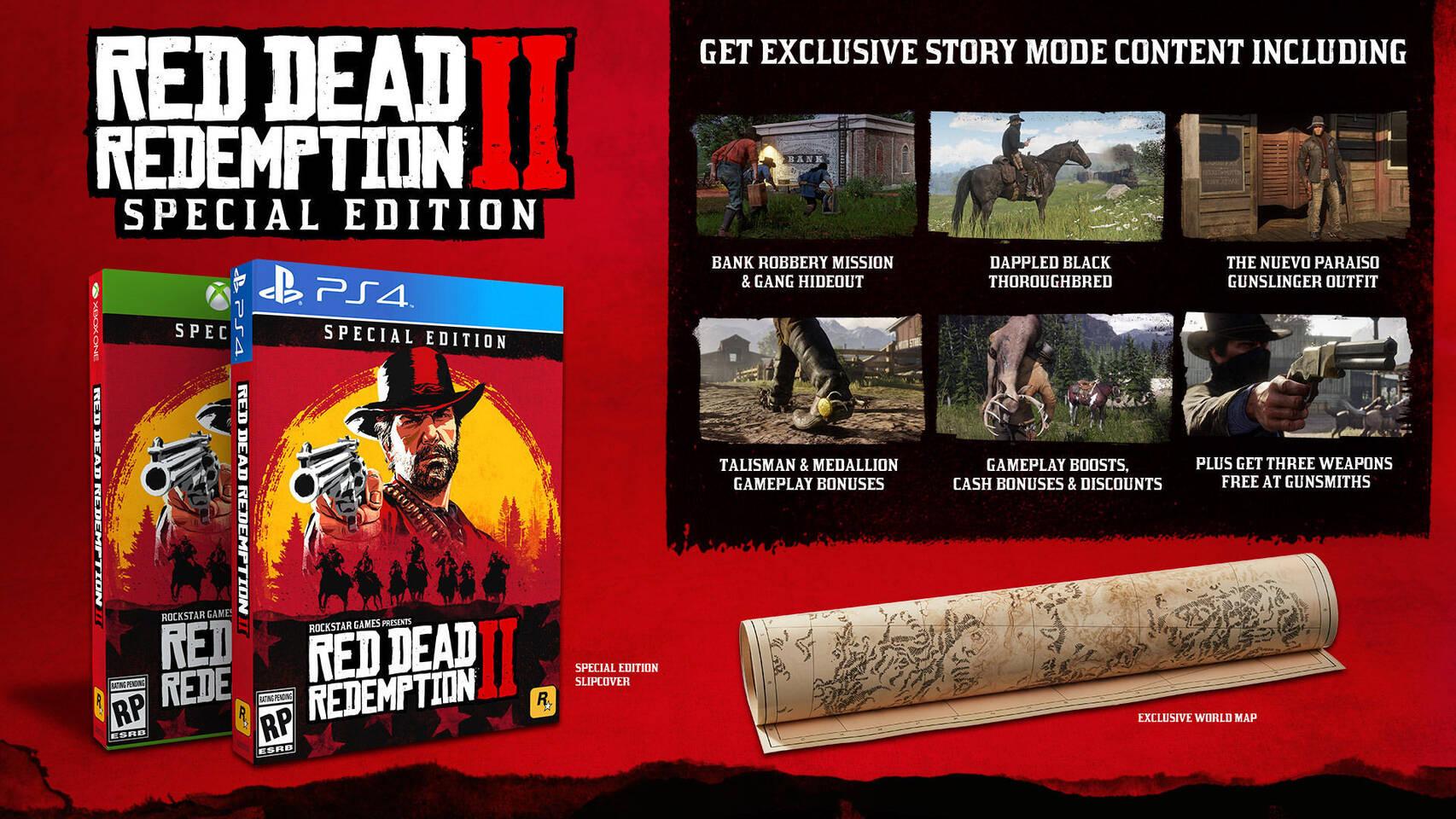 Red Dead Redemption 2 anuncia sus ediciones especiales, Ultimate y