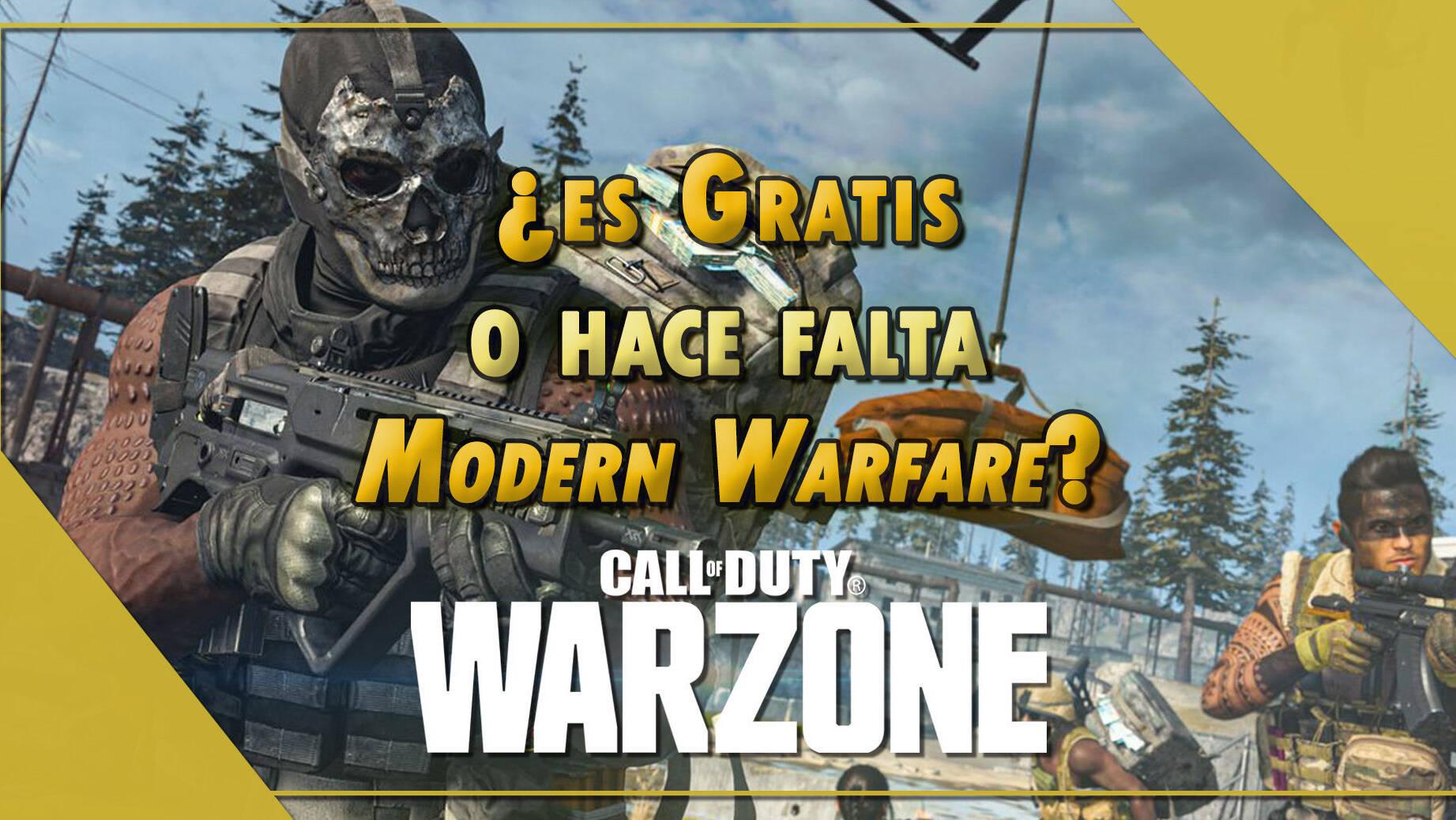 Es gratis CoD: Warzone 2.0 o hace falta CoD Modern Warfare 2 para