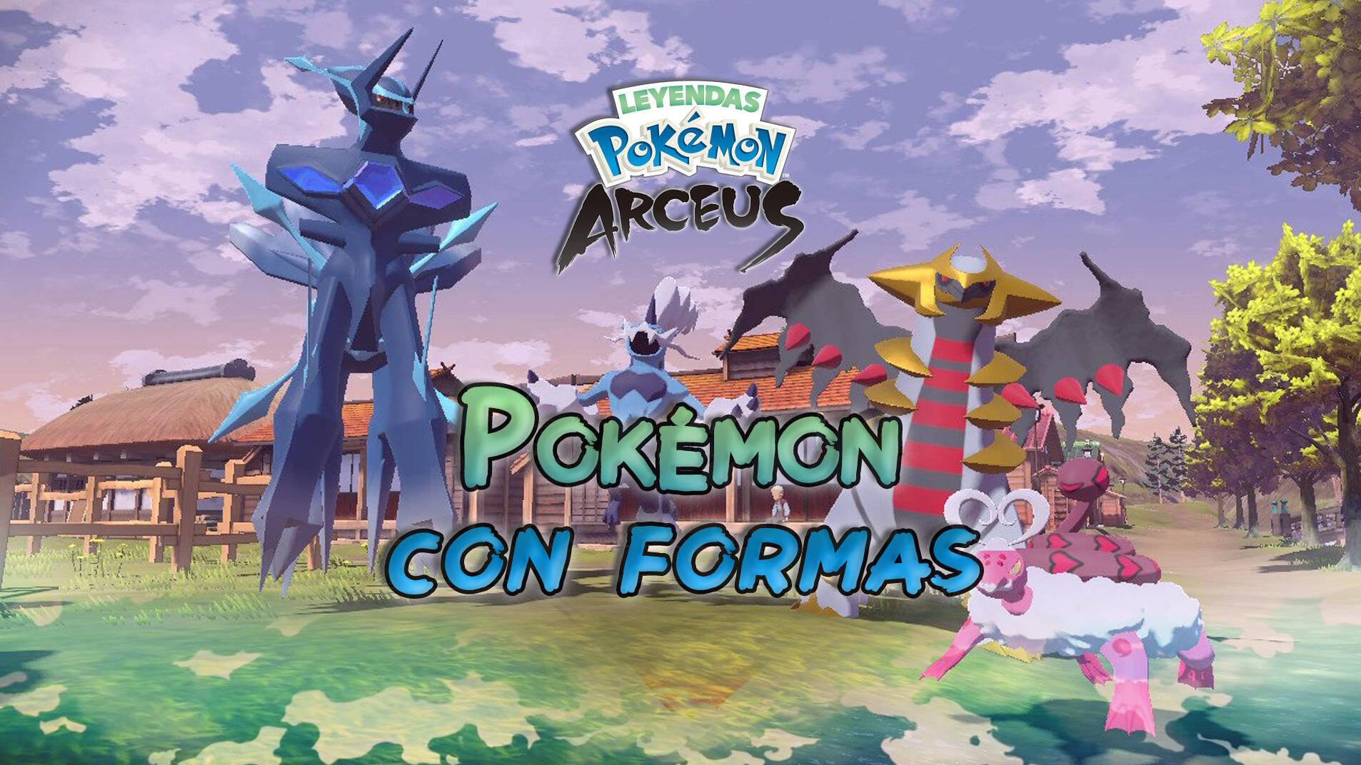 Alterando a forma de Dialga, Palkia e Giratina em Pokémon Legends: Arceus -  Pokémothim
