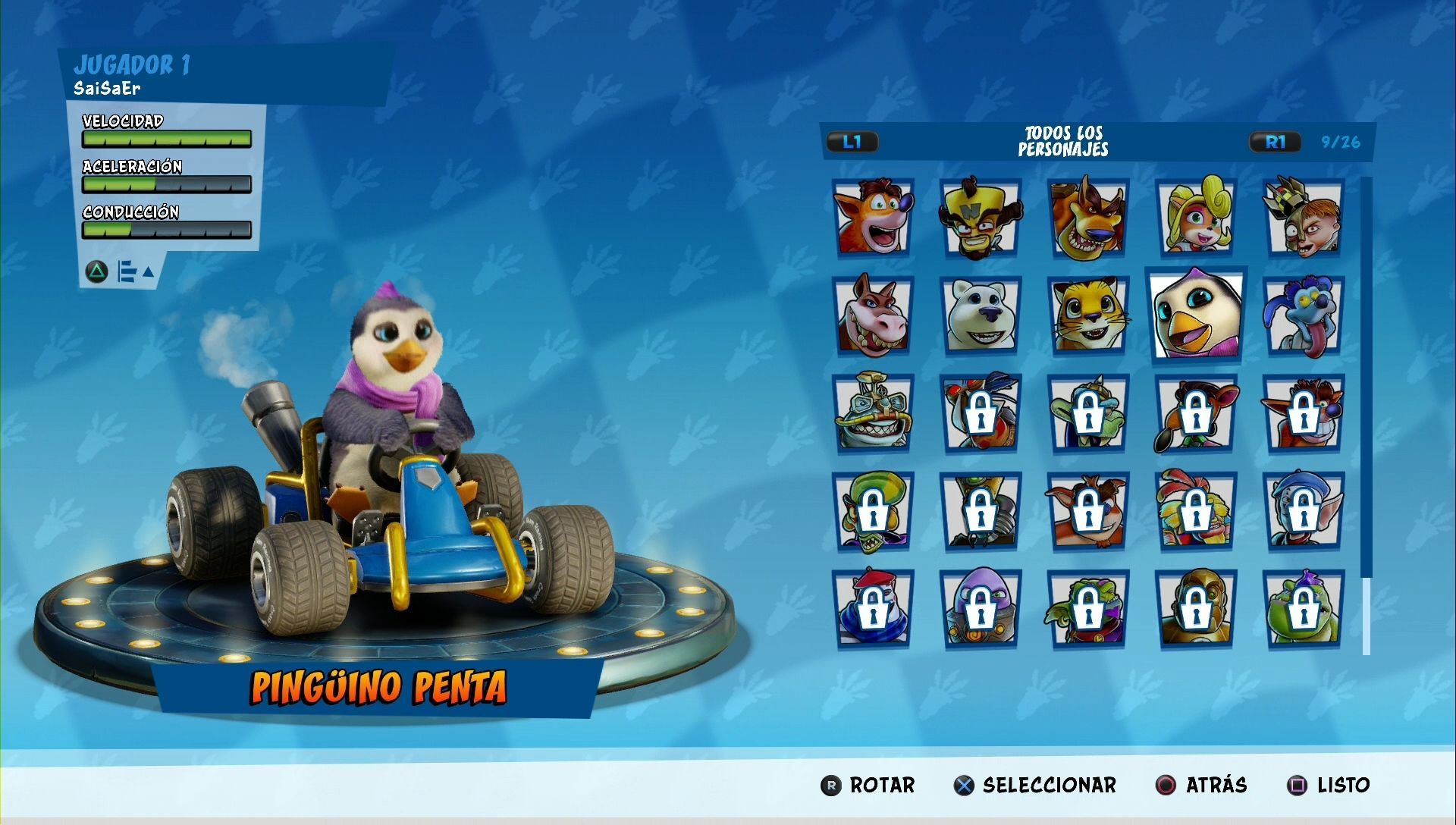 TRUCO: Desbloquear a Penta Penguin en Crash Team Racing: Nitro-Fueled