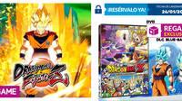 GAME detalla su incentivo por reserva para Dragon Ball FighterZ