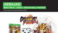 Xbox One S, Dragon Ball FighterZ y otro juego por 279 euros