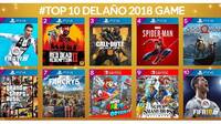 GAME detalla los juegos m�s vendidos durante 2018