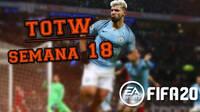 FIFA 20 presenta el TOTW 18 con Agero, Mahrez y Handanovič como protagonistas